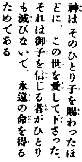 John 3:16 in Japanese  (4K)